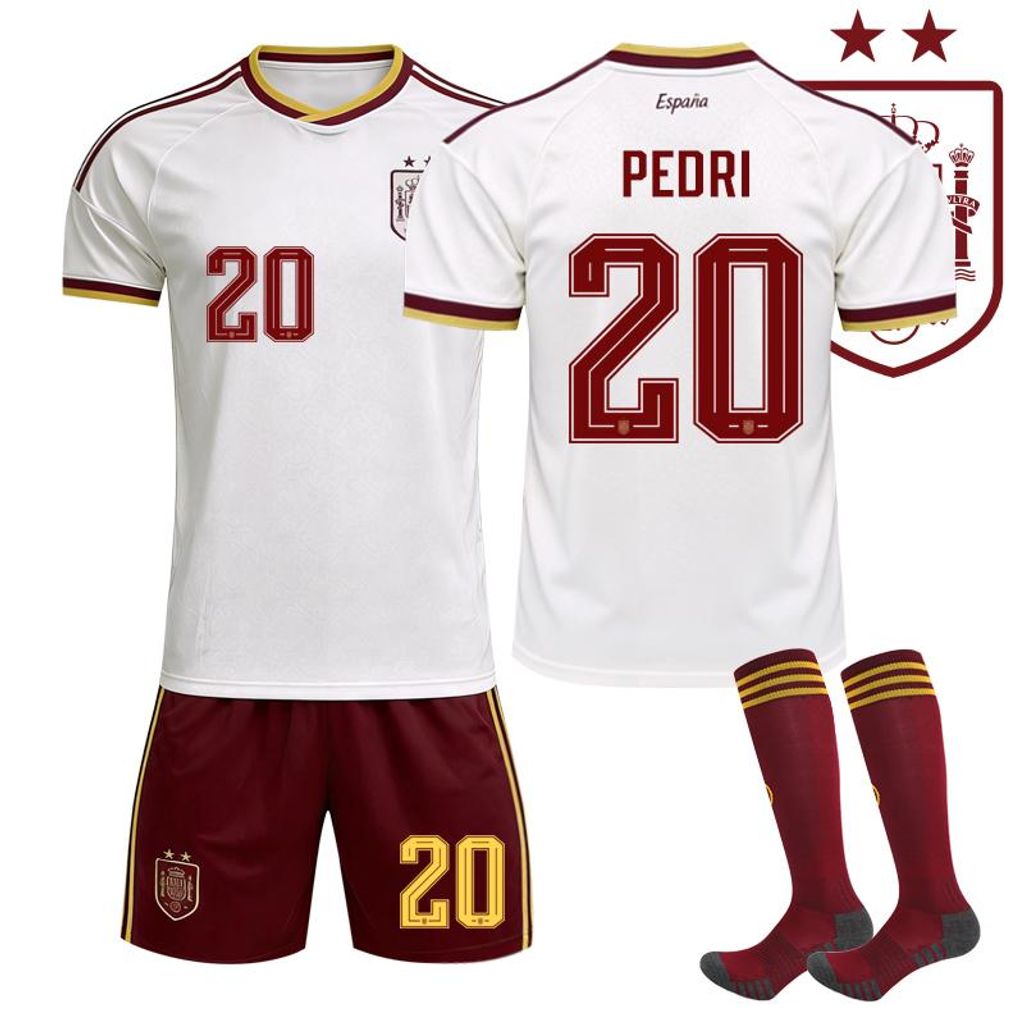 #20 PEDRI 2026 World Cup Spain away jerseys for adults and Produktbild 