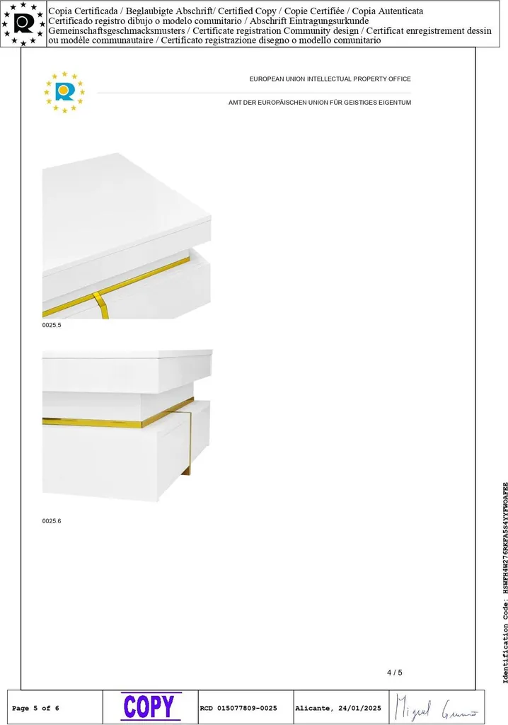Table basse salon avec tiroirs de rangement - Style moderne et chic - 10