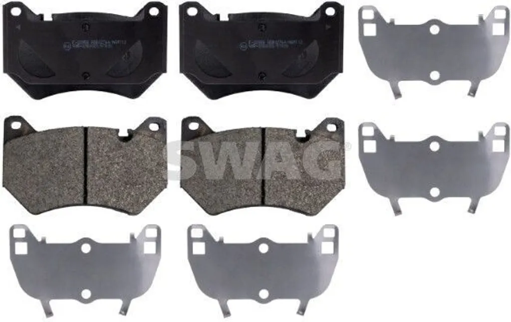 Plaquettes de frein avant SWAG 33 10 7501 Haute Résistance pour AUDI Q5