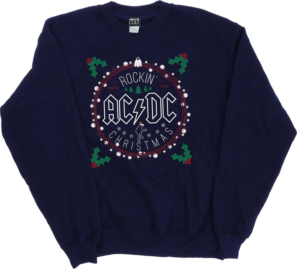 AC/DC - Sweatshirt für Damen BI2500 (S) (Marineblau)