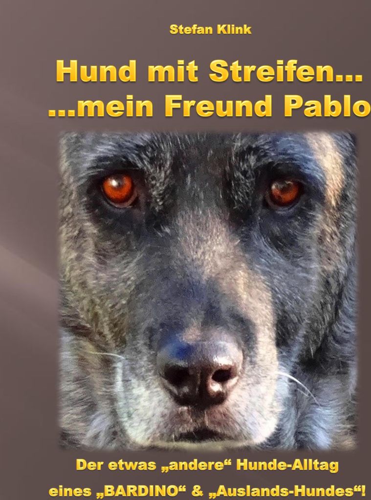 Hund mit Streifen ...