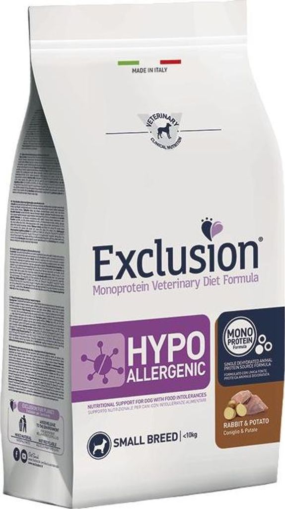 Exclusion Hypoallergenic Kaninchen & Kartoffel Small