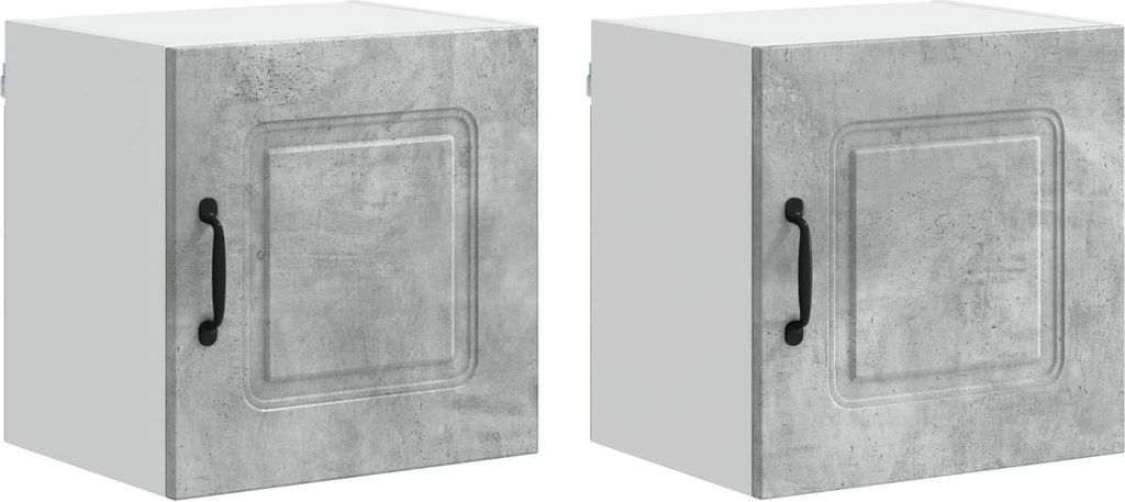 Geschirrspülerfront Kalmar 2 pcs Beton Grau 40 x 31 x 40 cm