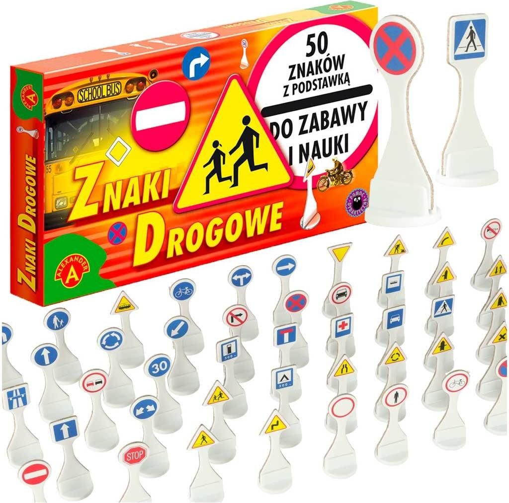 ALEXANDER Verkehrszeichen Lernspielzeug 50 Zeichen 4+ Produktbild 