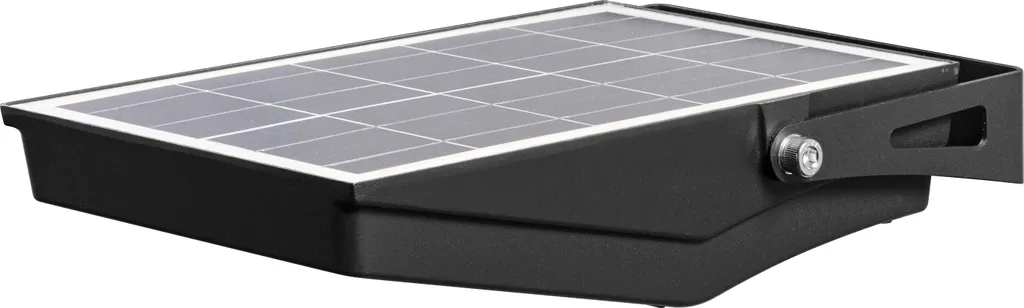 Projecteur LED solaire 10W pour jardin et garage avec capteur intégré