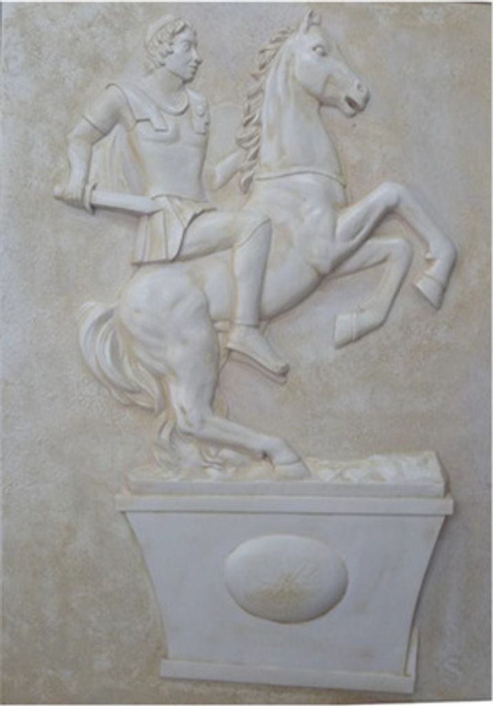 Bild Gemälde Deko Figur Statue Skulptur 101x133cm Figuren Skulpturen Relief R114