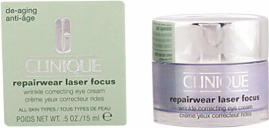 Crème Yeux Clinique Repairwear Laser Focus 15ml pour Regard Fatigué