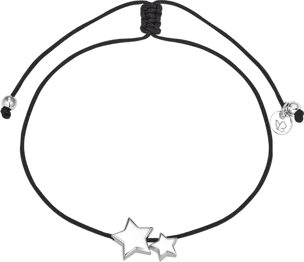 Glanzstücke München Armband Stern Sterling Silber 15,0 - 22,0 cm, flexibel einstellbar 60603300