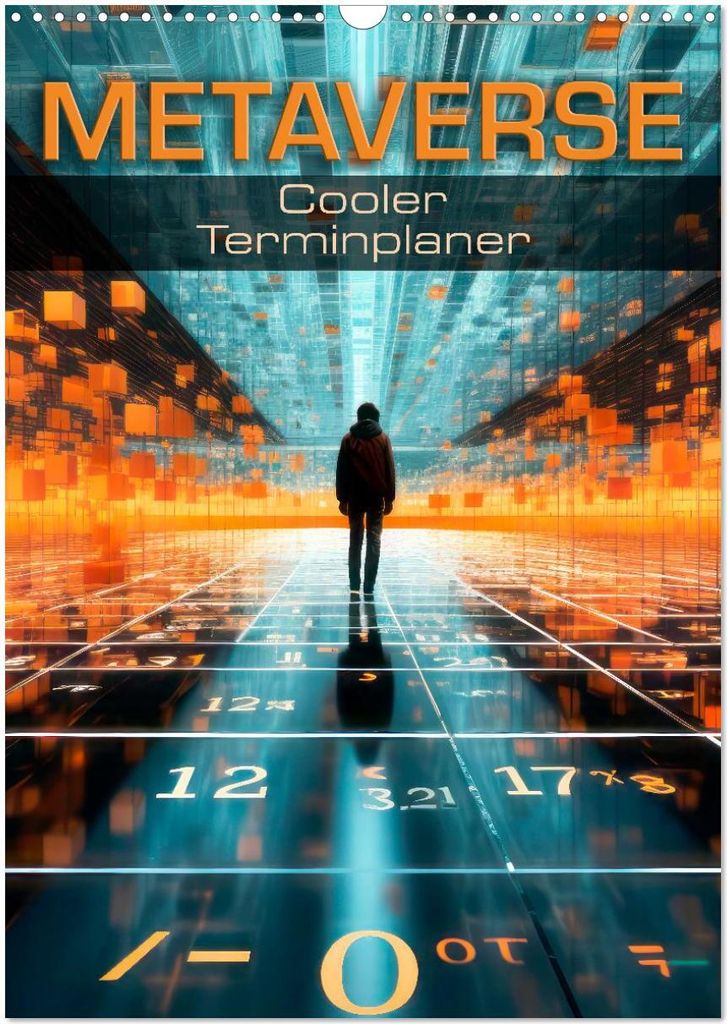 METAVERSE Cooler Terminplaner (Wandkalender 2026 DIN A3 hoch), CALVENDO Monatskalender