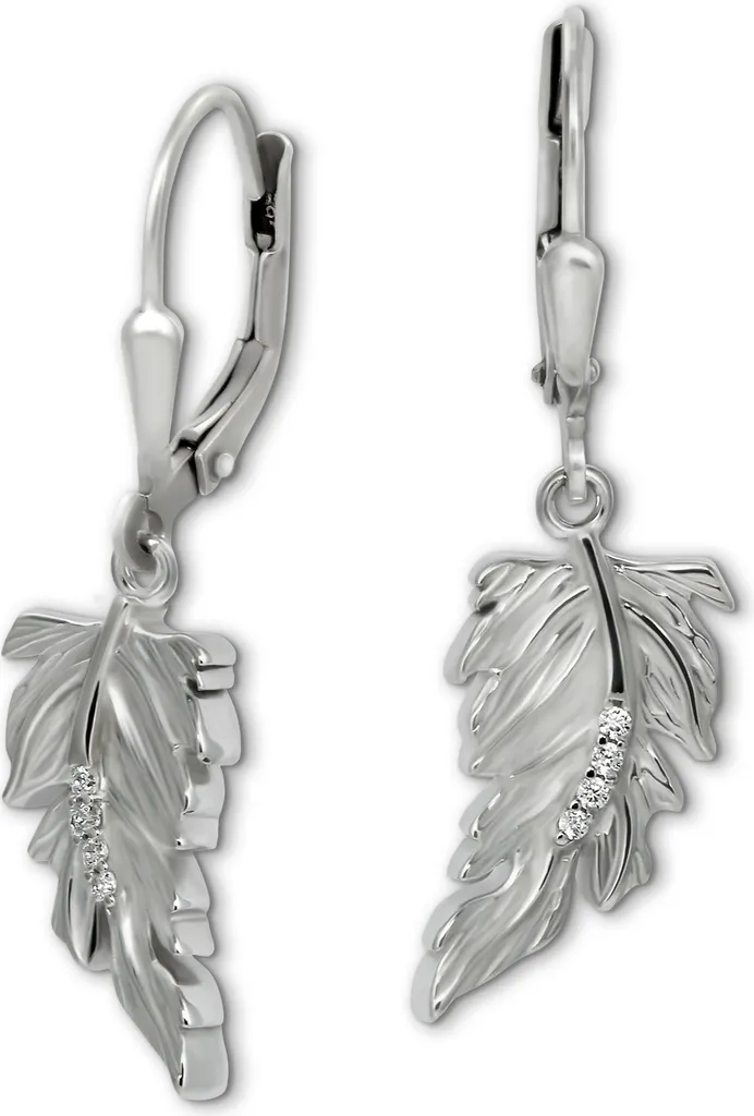 Boucles d'oreilles blanches SilberDream D2SDO4426W en Argent 925 pur