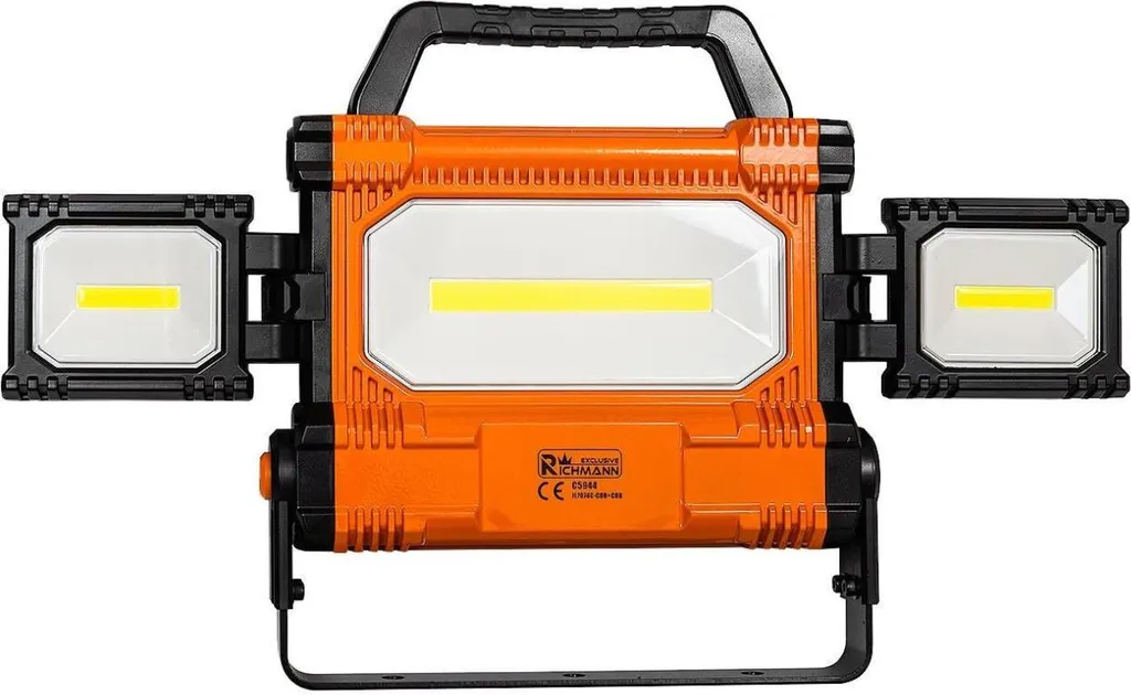 Projecteur de chantier pour éviter les ombres COB-LED 30W+20W