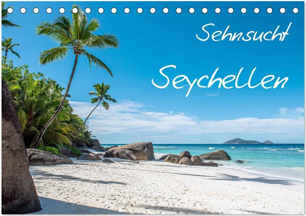 Sehnsucht Seychellen (Tischkalender 2026 DIN A5 quer), CALVENDO Monatskalender