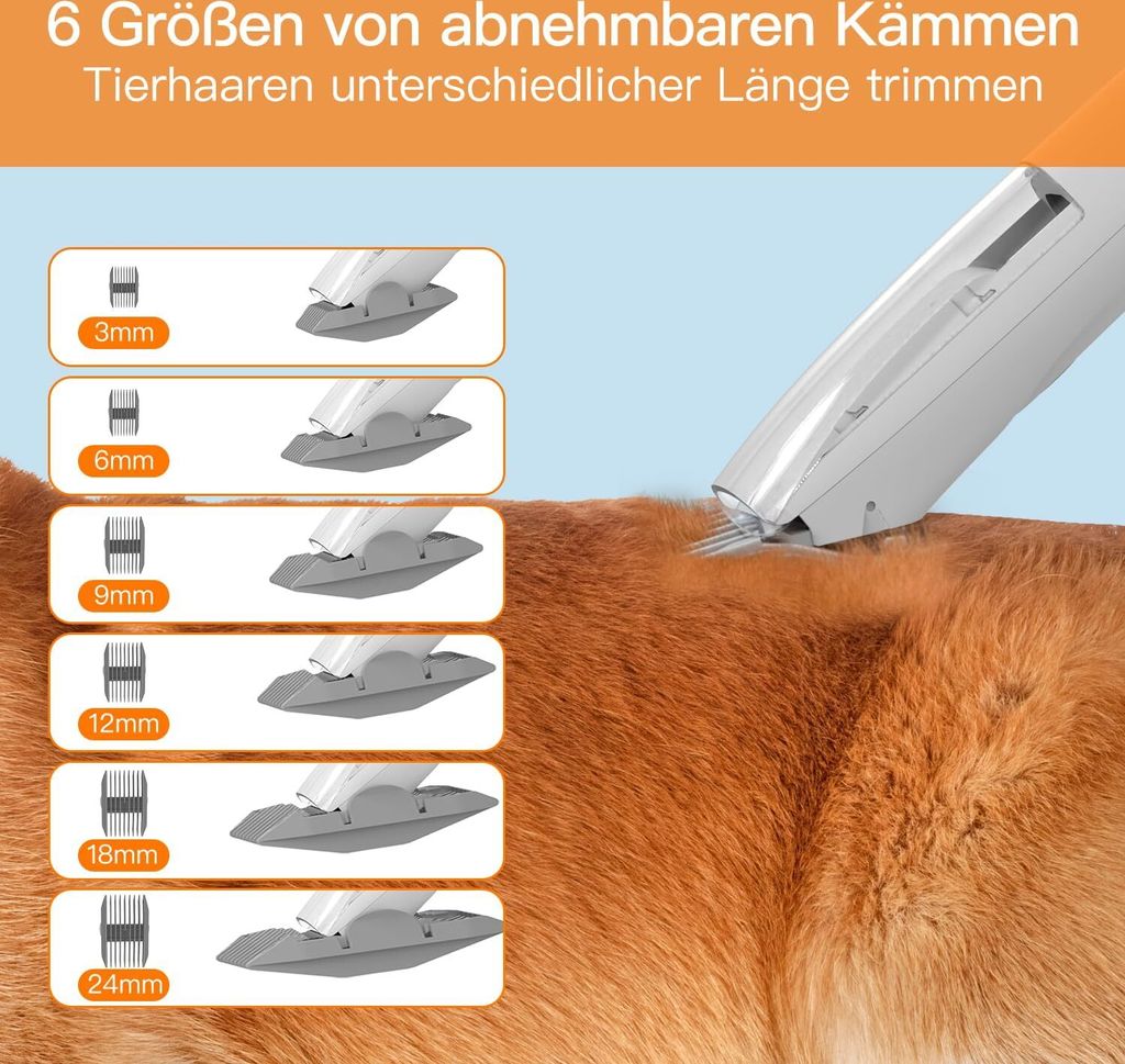 AIRROBO PG100 Hundeschermaschine mit Staubsauger, Profi Produktbild 4