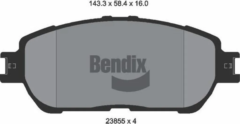 Plaquettes de frein BENDIX BPD2056 OE 0446533270 Freinage Silencieux