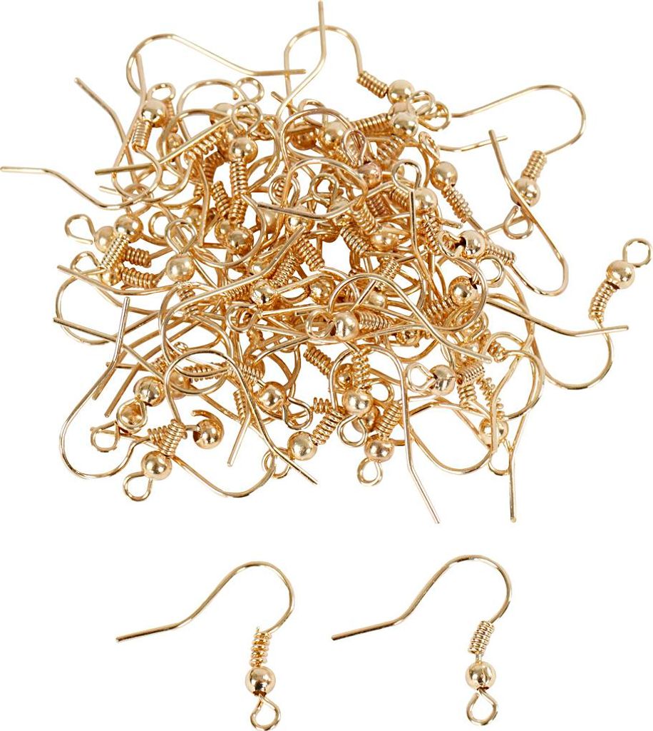 Creativ Company Französischer Ohrringhaken Gold 18 mm 100 Produktbild 