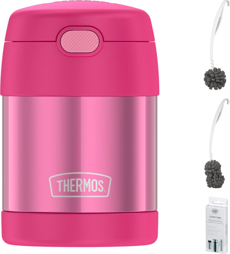 THERMOS FUNTAINER FOOD JAR 0,30 l – Vorteilsset mit Reinigungsbürste CLEAN FIX 30 cm