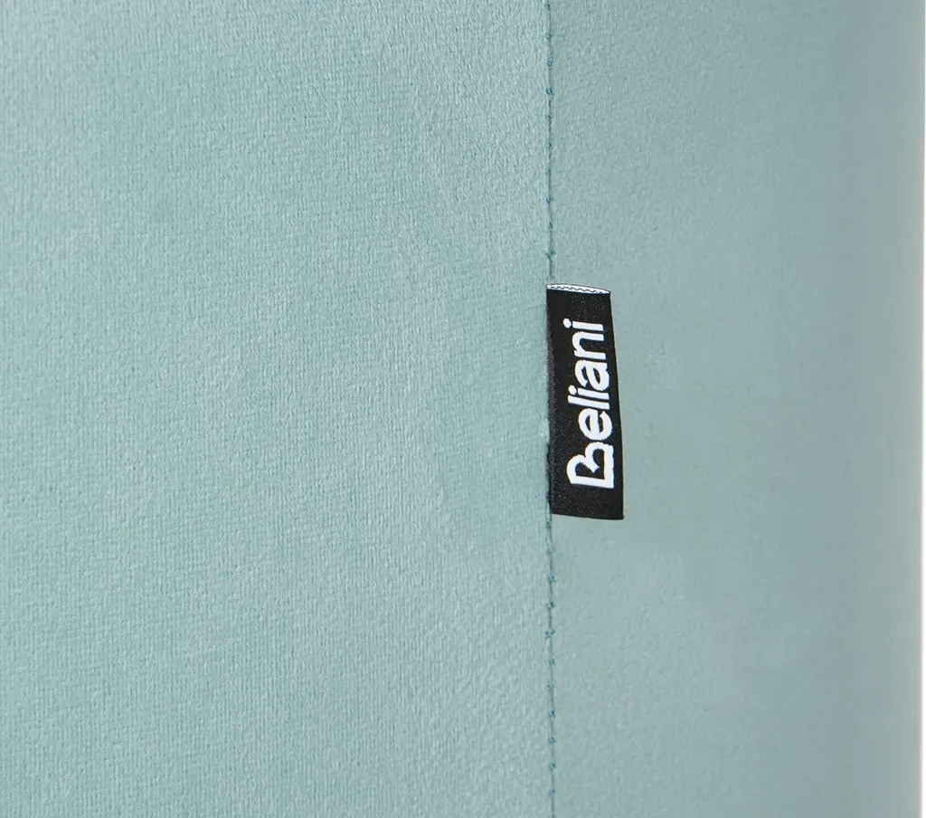 Pouf velours vert menthe moderne - Repose-pieds élégant haute qualité