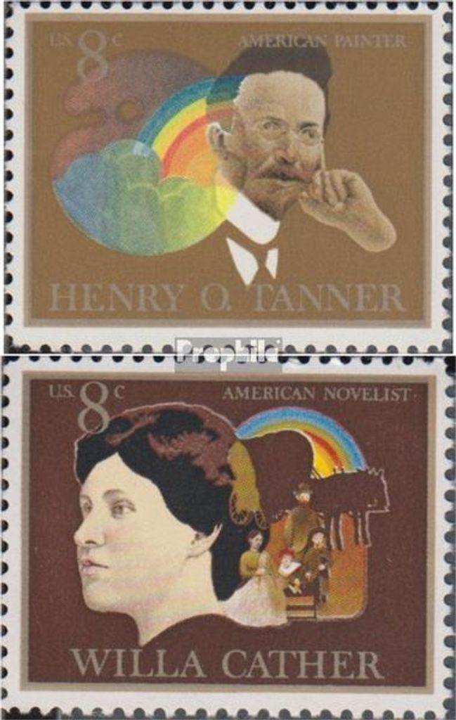 Briefmarken USA 1973 Mi 1119,1120 (kompl.Ausg.) postfrisch Produktbild 