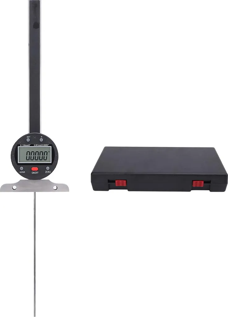 Jauge de profondeur numérique 0-150 mm précision 0,001 mm avec écran LCD
