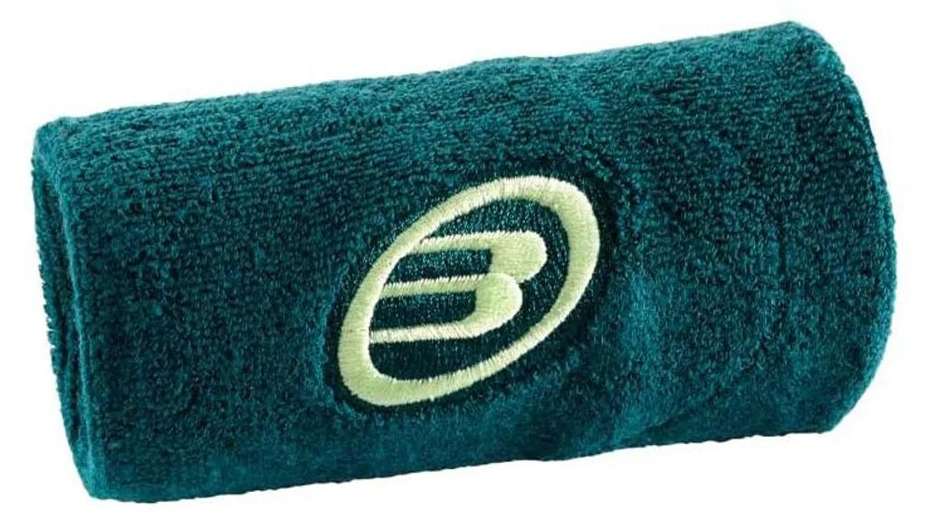 Bracelets Bullpadel BPMU252 Vert et Blanc - Lot de 2 Poignets de Padel