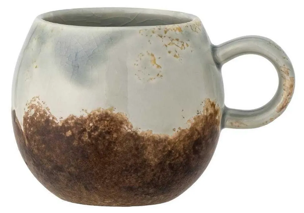 Mug Bloomingville PAULA 275 ml - Tazza Tè e Caffè Grigio Marrone Cozy