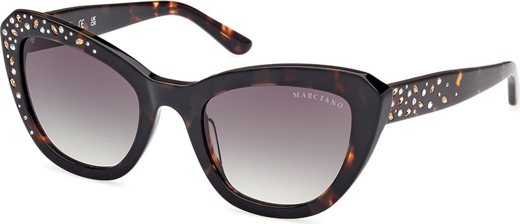 Guess Marciano Gm00016 Damen-sonnenbrille Schwarz Mann Schwarz One Size