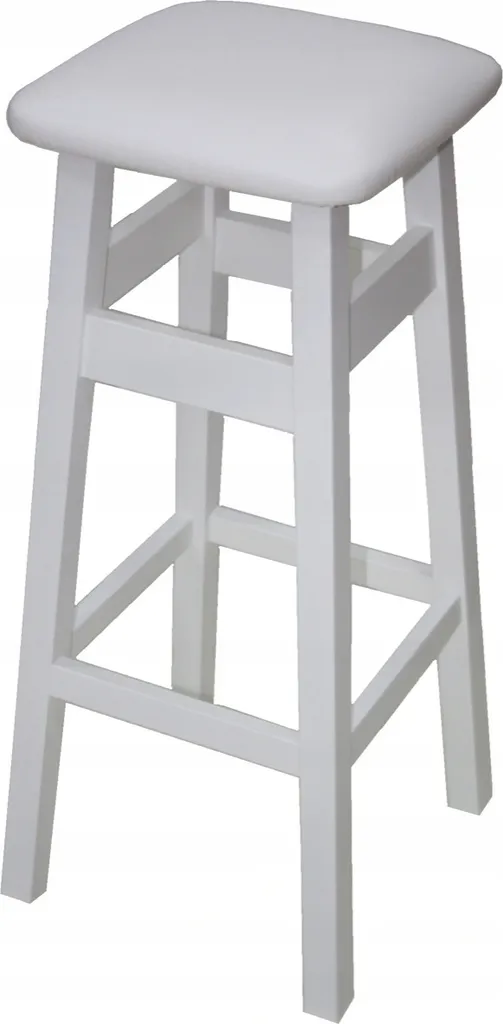 Tabouret de bar blanc chaise de bar design pour îlot de cuisine moderne
