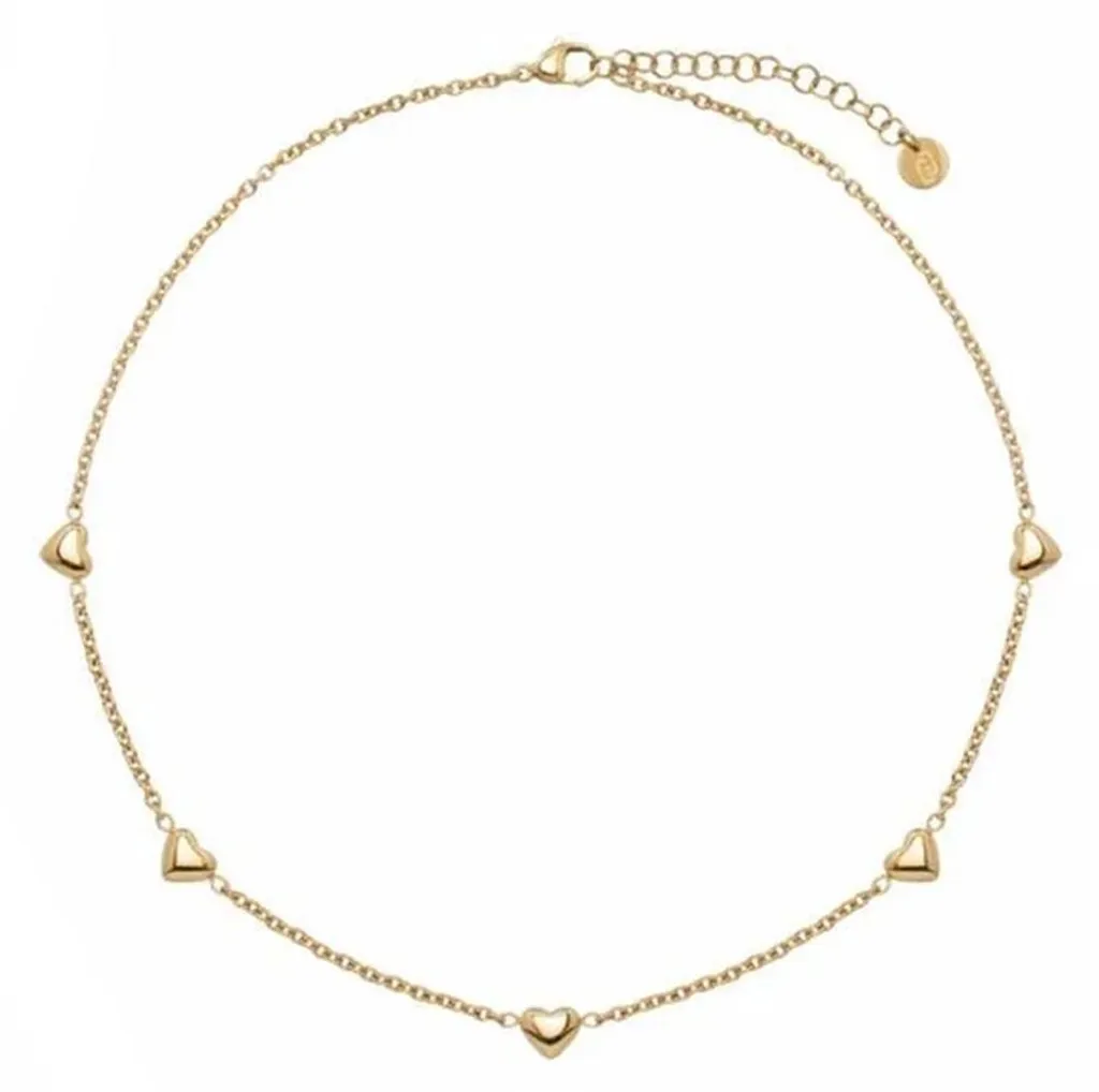 Gourmette dorée Liu Jo LJ3194 pour femme en acier inoxydable brillant