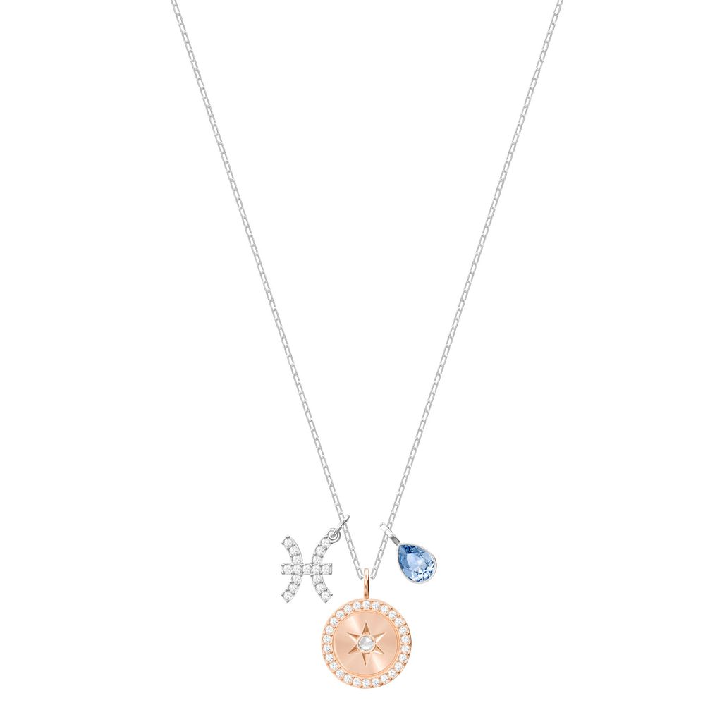 Swarovski Zodiac Anhänger, 5349219 Fische, grünblau, Produktbild 