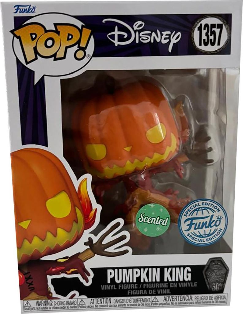 Funko Pop! Disney: Nightmare Before Christmas - Pumpkin King (Scented) #1357 (Exclusive)