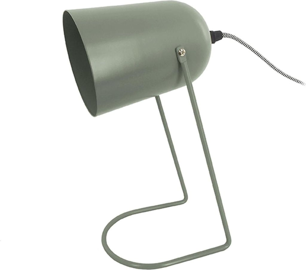 Leitmotiv - Tischleuchte Enchant - Grau/Grün - 30x18cm Produktbild 