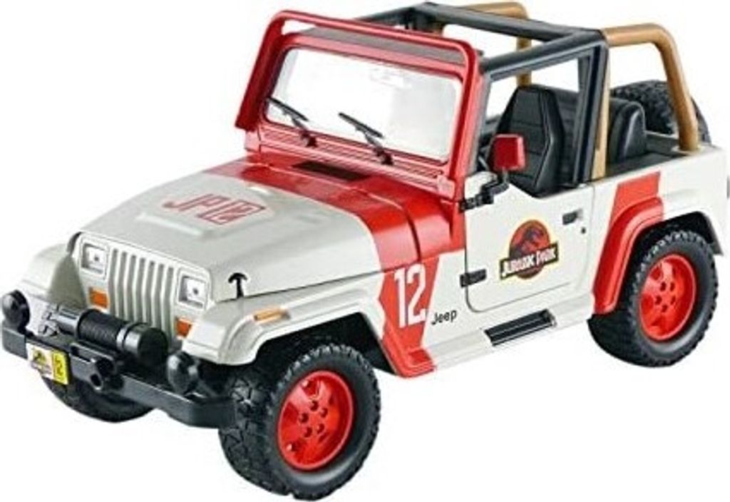 JEEP Wrangler 1992 JURASSIC PARK, JAD97806, scala 1/24, Immagine del prodotto 