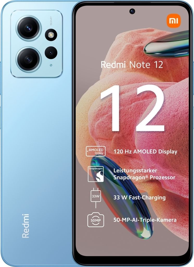 Xiaomi Redmi Note 12 4GB+64GB ice blue (45882) Produktbild 