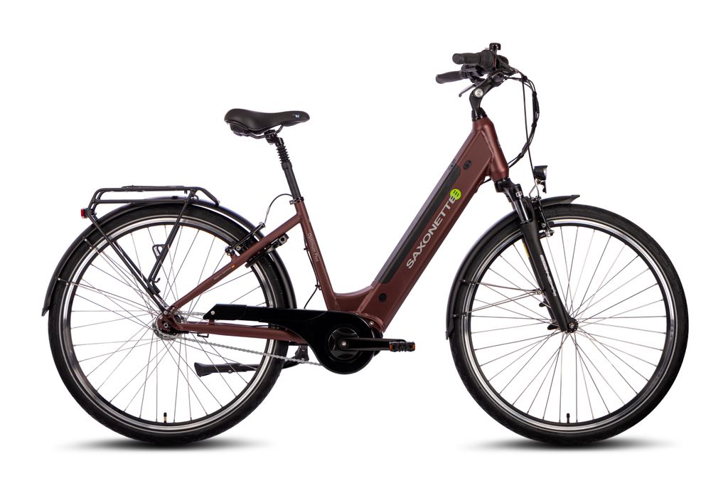 SAXONETTE Optimum Plus Pedelec E-Bike, 250W Mittelmotor, Intube-Akku, Nexus 7G
