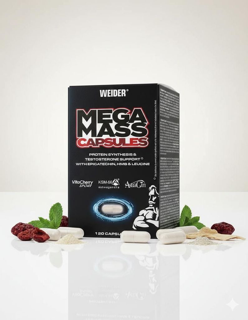 Weider Mega Mass Capsules- 120 Kapseln Produktbild 