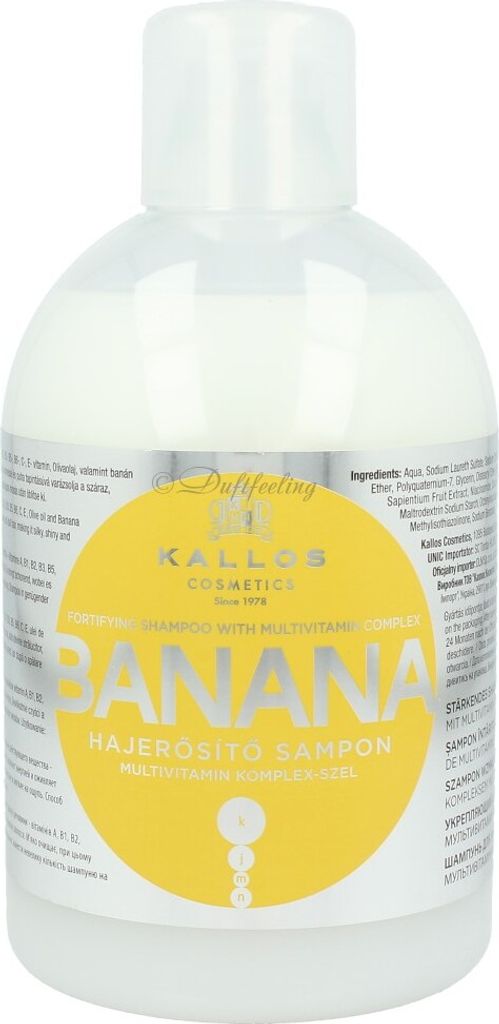 Kallos Shampoo fortificante alla banana 1000 ml Immagine del prodotto 