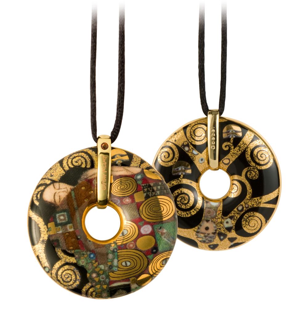 Goebel Gustav Klimt - Die Erfüllung (Halskette, Fine... Zdjęcie produktu 