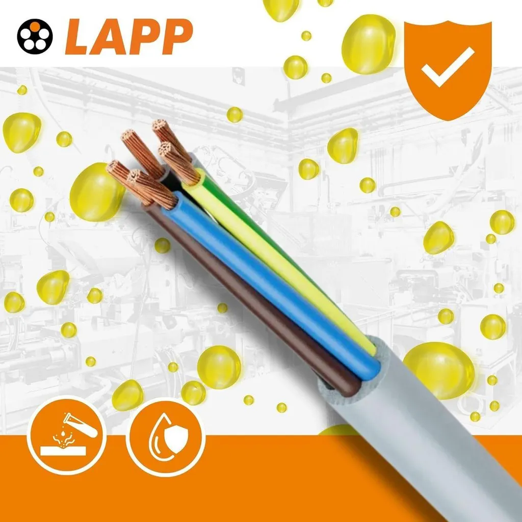 Câble Lapp 4 fils sans fil de terre 4x0,5 mm² - Solution câblage 10m - 5