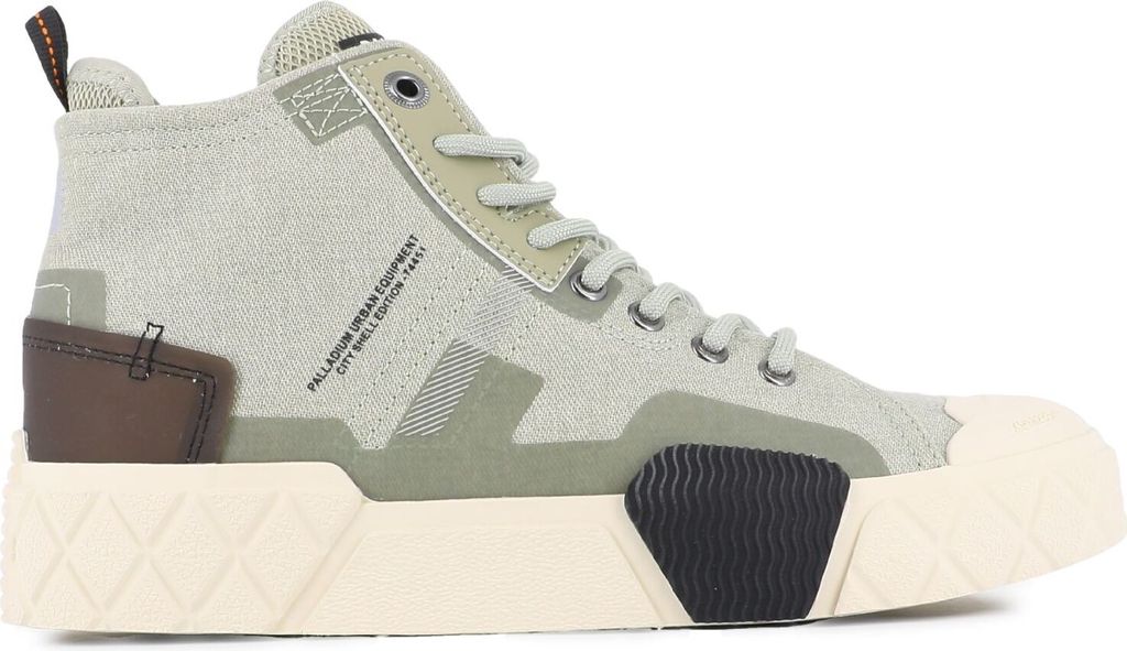 Palladium Ace City Shell Chuk2 Abbey Stone Größe EU 44,5