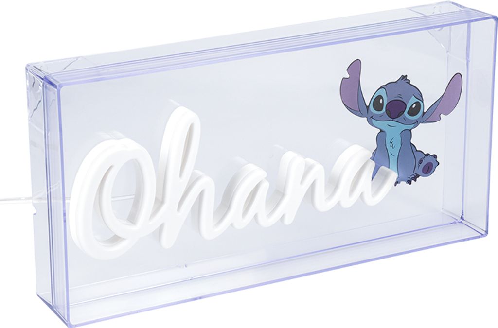 LED neónová lampa Stitch Ohana Obrázok produktu 2