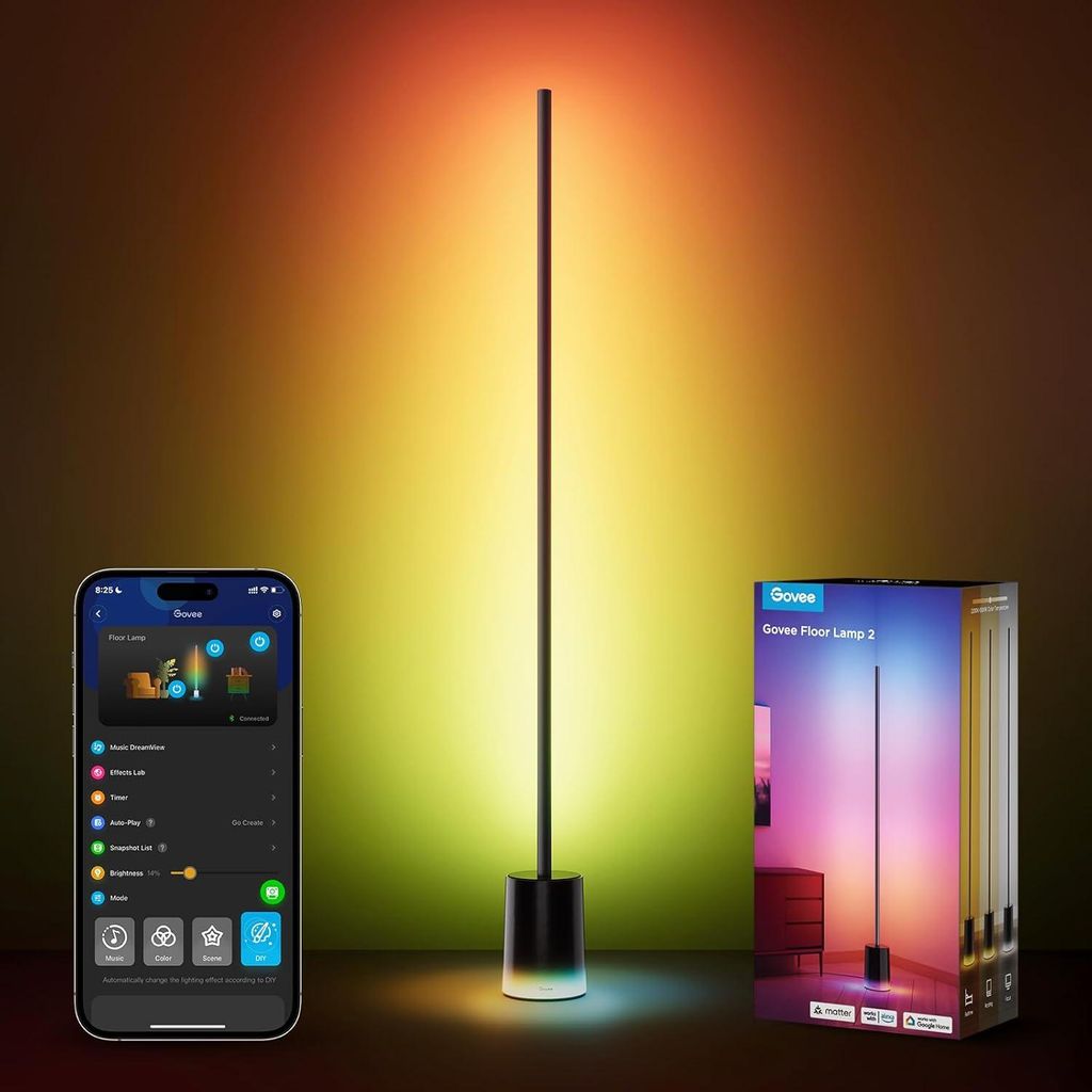 Govee LED Stehlampe Dimmbar RGBIC, Floor Lamp Produktbild 