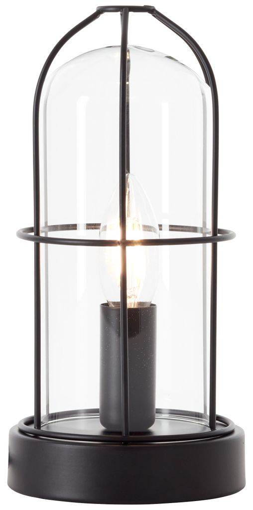 BRILLIANT Tischleuchte Storm schwarz IP20 E14 40 Watt g. f. Produktbild 