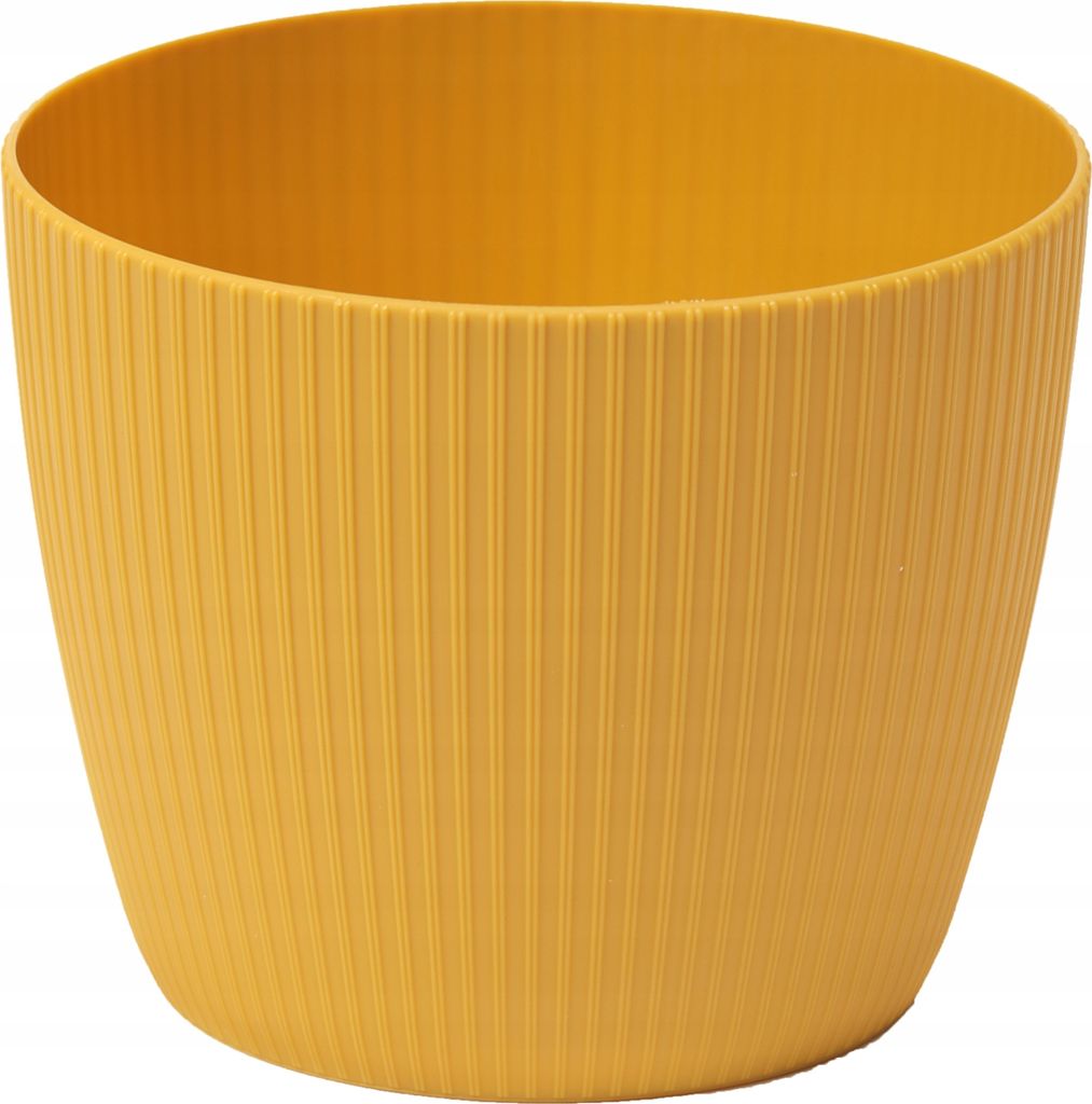 Senfgelber Kunststofftopf 14 cm Magnolia Jumper Produktbild 
