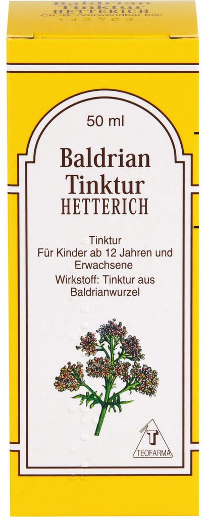 Baldriantinktur Hetterich, 50 ml Lösung Produktbild 