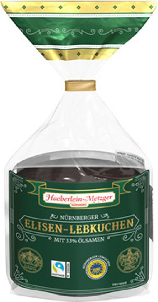 Häberlein Metzger Elisenlebkuchen 98 mm Zartbitter Produktbild 