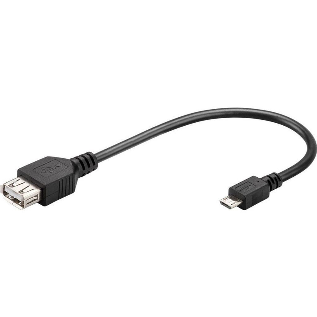 Goobay 95194 Adattatore USB 2.0 Hi-Speed 0,2 m - Presa USB Immagine del prodotto 