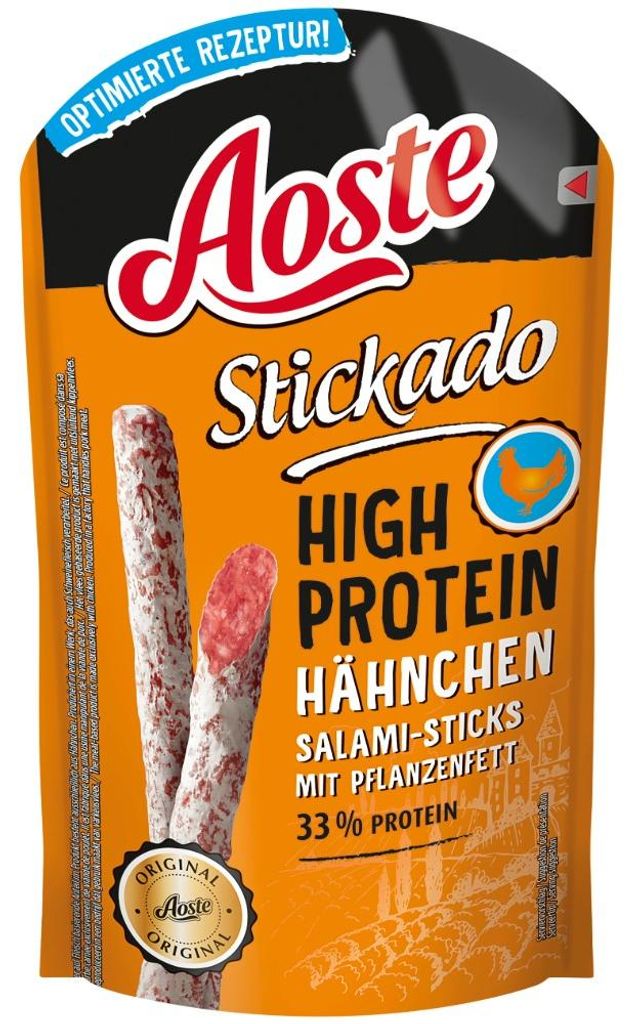 Aoste Stickado High Protein Hähnchen 12 x 60g Produktbild 