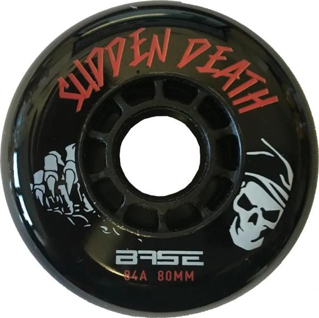 Roue Roller Hockey pour Sol Dur BASE Pro Sudden Death 84A en 80mm