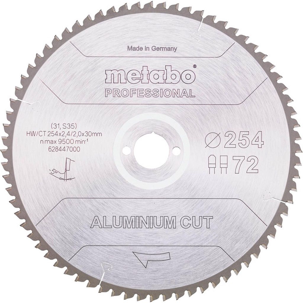 Metabo AluminiumCutProf 254x30 7 2FZ/TZ 5neg Image du produit 