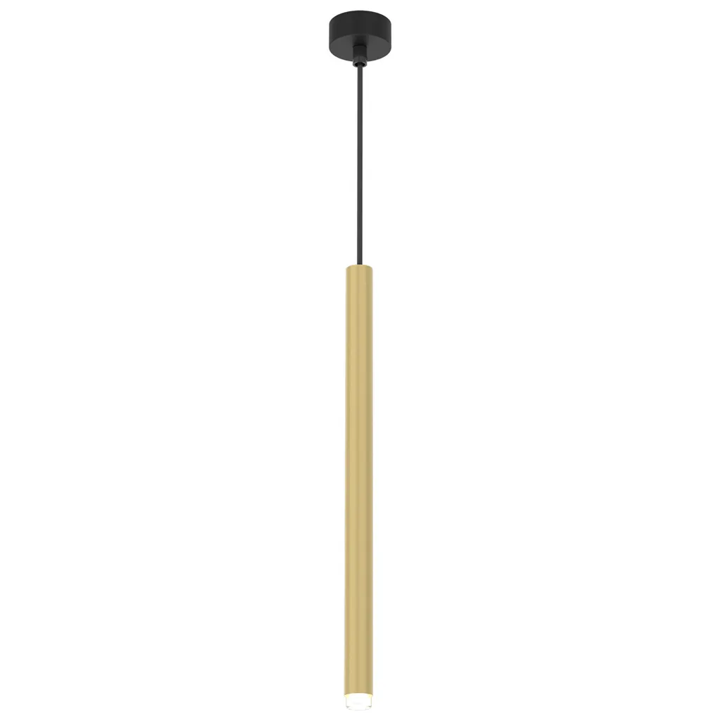 Lampada a sospensione tubolare Monza oro 1xG9 Milagro MLP8839